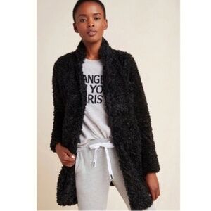 Anthropologie (Bishop & Young) Teddy Coat  NWOT